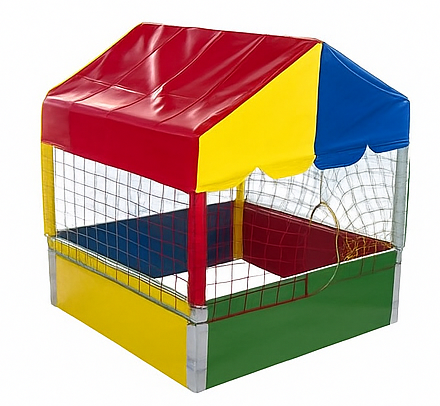 Piscina de Bolinha quadrada e colorida.